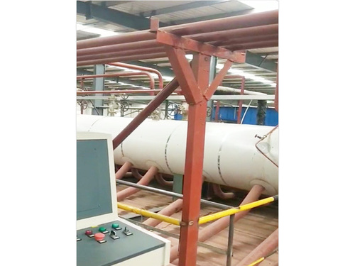 新疆巴里坤余热锅炉施工现场